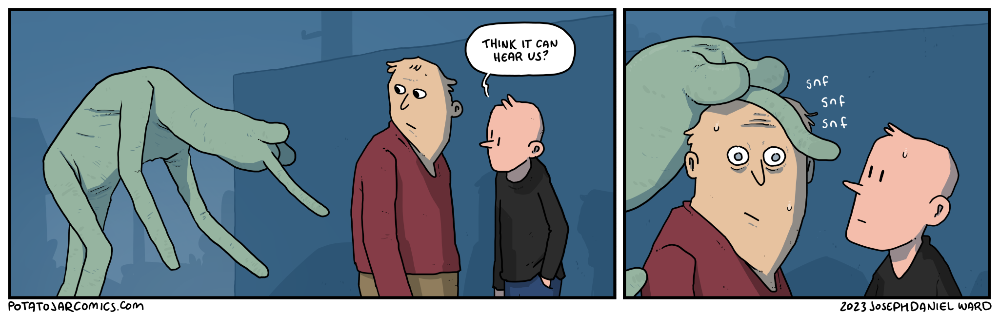 I can hear you, is that relevant?